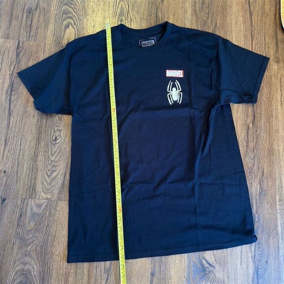 Marvel Spider-Man Men's T-Shirt Black Graphic Print Short Sleeve L - Picture 7 of 7